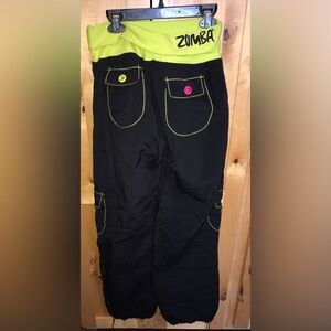 Black and Yellow Zumba Pants